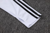 25-26 JUV White Half Pull Tracksuit #B2552(半拉链)
