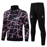 25-26 PSG Jordan Black Jacket Tracksuit #A2556