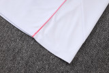 25-26 JUV White Half Pull Tracksuit #B2552(半拉链)