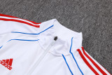 25-26 Bayern White Jacket Tracksuit #A2551