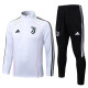 25-26 JUV White Half Pull Tracksuit #B2552(半拉链)