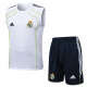 25-26 RMA White Tank top and shorts suit #D2588