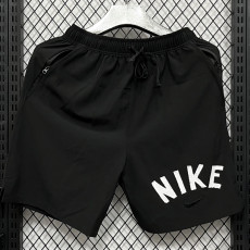 D703 NK Black Casual Short Pants