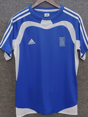 2004 Greece Home Retro Soccer Jersey