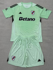 25-26 River Plate Green GoalKeeper Kids Soccer Jersey
