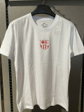 25-26 BAR White High Quality Casual T-Shirt #圆领红标