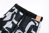 C2502 AJ Black white Casual Short Pants #破冰斑白