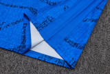25-26 France Fancy blue Tank top and shorts suit #D25136