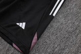 25-26 Man Utd Grey purple Tank top and shorts suit #D25123