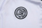 25-26 Germany White Half Pull Tracksuit #B2560(半拉链)