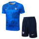 25-26 France Fancy blue Training Short Suit #D25137