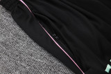 25-26 JUV Black Half Pull Tracksuit #B2557(半拉链)