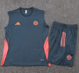 25-26 Bayern Dark gray Tank top and shorts suit #D25142