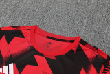 25-26 Man Utd Red black Training Short Suit