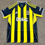 25-26 Fenerbahce Home Fans Soccer Jersey (全广告)