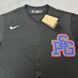 25-26 PSG Black Casual Edition Baseball Jersey