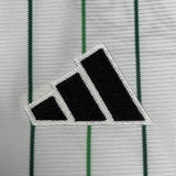 25-26 Celtic White Green Casual Edition Baseball Jersey