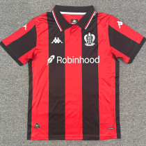 25-26 OGC Nice Home Fans Soccer Jersey