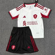 25-26 LIV Away Kids Soccer Jersey