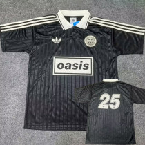 2025 Ad Oasis Joint Edition #25 Black Polo Short Sleeve (白边)