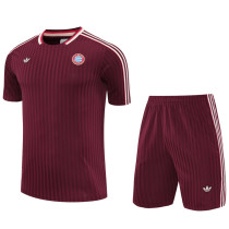 25-26 Bayern Jujube red Training Short Suit
