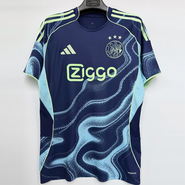 25-26  Ajax Away 1:1 Fans Soccer Jersey