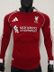 25-26 LIV Home Long Sleeve Player Version Soccer Jersey (长袖球员)