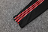 25-26 Man Utd Black Half Pull Tracksuit #B2506(半拉链)