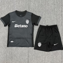 25-26 Sporting Lisbon Away Kids Soccer Jersey