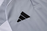 25-26 RMA Grey white Short shirts and Long trousers Suit #C2557