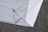 25-26 RMA Grey white Short shirts and Long trousers Suit #C2557