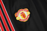 25-26 Man Utd Black Half Pull Tracksuit #B2506(半拉链)