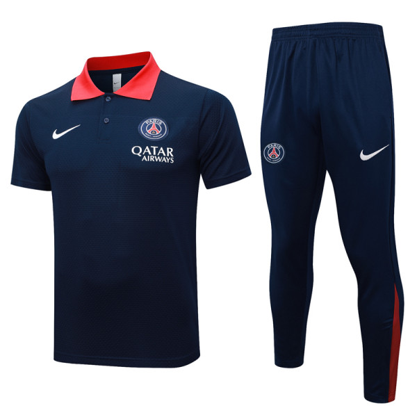 25-26 PSG Royal blue Short shirts and Long trousers Suit #C2551
