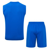 25-26 RMA Lake blue Tank top and shorts suit #D25144