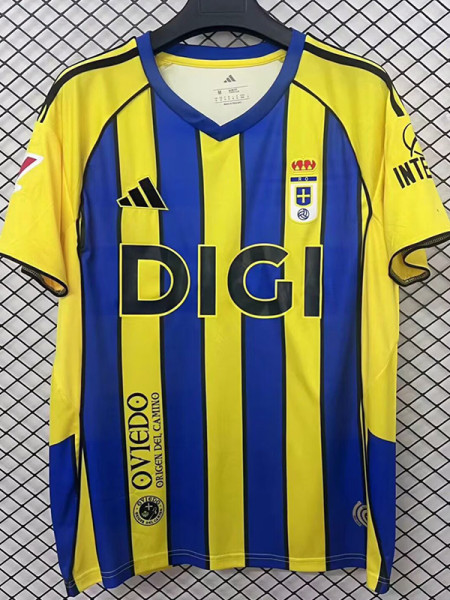 25-26 Real Oviedo Away Fans Soccer Jersey