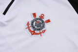 25-26 Corinthians White Half Pull Tracksuit #B2567(半拉链)