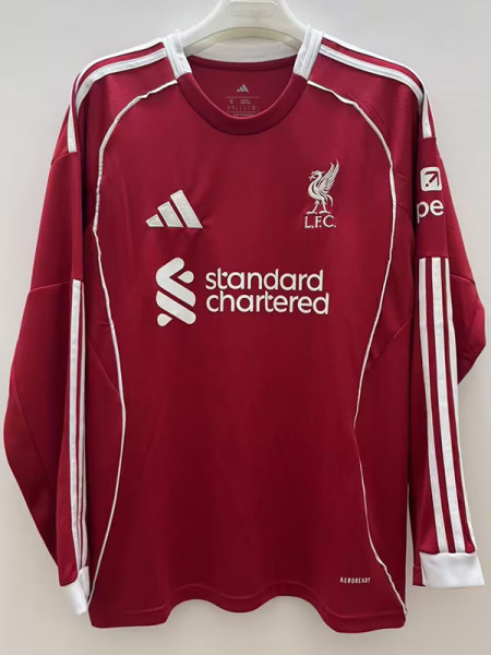 25-26 LIV Home Long Sleeve Soccer Jersey (长袖)