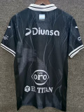 25-26 Motagua Black Fans Soccer Jersey 莫塔瓜
