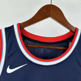 24-25 Clippers PAUL #3 Royal blue Top Quality Hot Pressing NBA Jersey