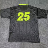2025 Ad Oasis Joint Edition #25 Black Polo Short Sleeve (萤光绿边)