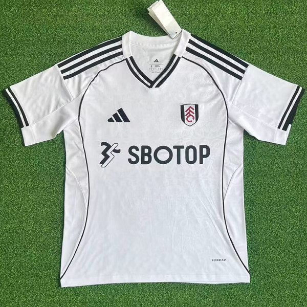 25-26 Fulham Home Fans Soccer Jersey