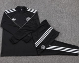25-26 Germany Black Half Pull Tracksuit #B2579(半拉链)