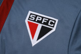 25-26 Sao Paulo Grey Red Half Pull Tracksuit #B2575(半拉链)