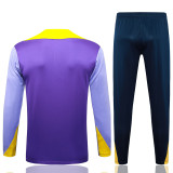 25-26 ATM Purple Half Pull Tracksuit #B2578(半拉链)