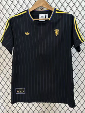 25-26 Man Utd Black Casual Edition Training shirts (金标)