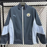 25-26 Man City White & Blue Double Sided Windbreaker (双面风衣)