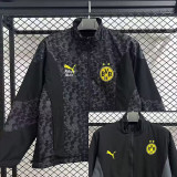 25-26 Dortmund Grey & Black Double Sided Windbreaker (双面风衣)