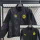 25-26 Dortmund Grey & Black Double Sided Windbreaker (双面风衣)