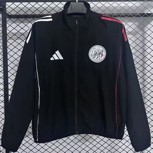 25-26 Ajax Black Windbreaker