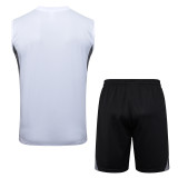 25-26 Germany White Tank top and shorts suit #D25163
